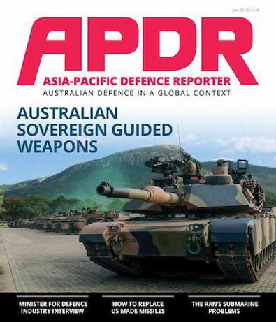 Asia-Pacific Defence Reporter magazine cover