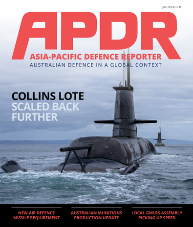 Asia-Pacific Defence Reporter magazine cover