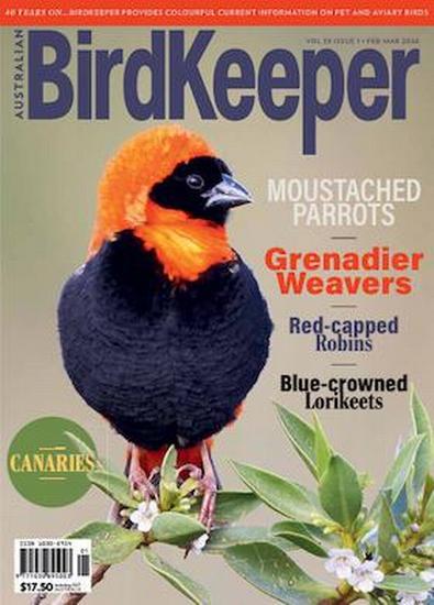 Australian BirdKeeper magazine cover