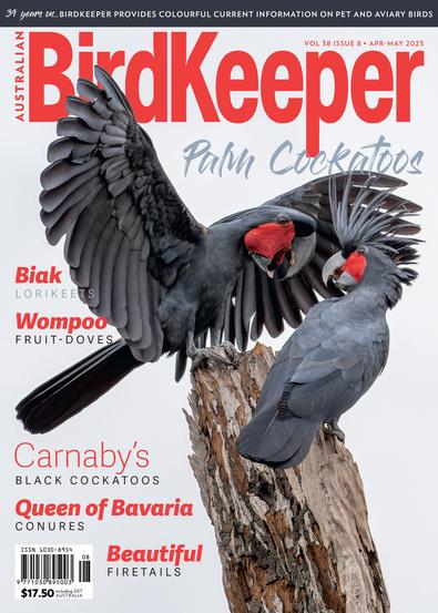 Australian BirdKeeper magazine cover