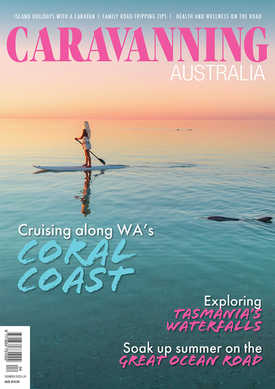 Caravanning Australia magazine cover