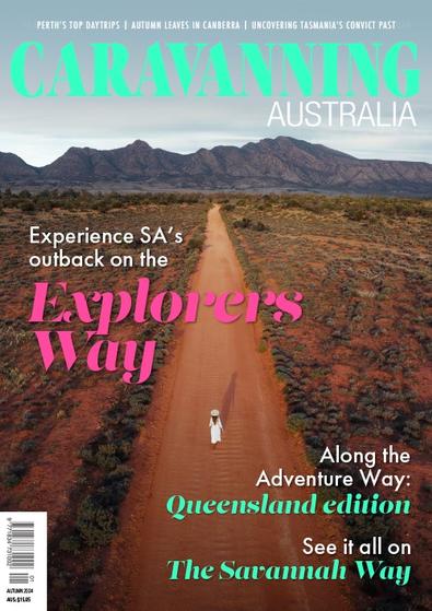 Caravanning Australia magazine cover