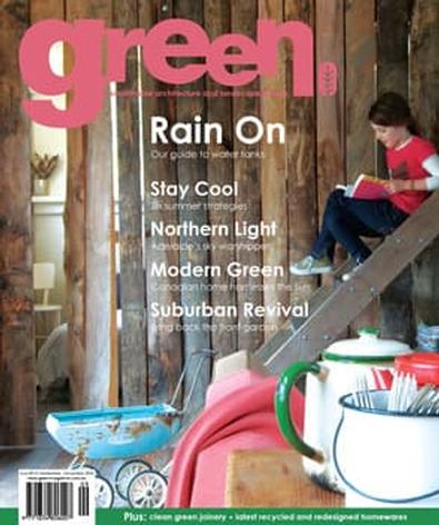 green Issue No. 6 magazine cover