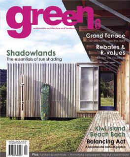 green Issue No. 10 magazine cover