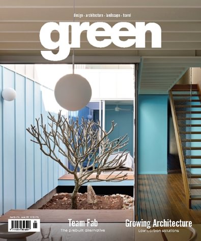 green magazine cover