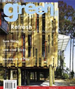 green Issue No. 8 magazine cover