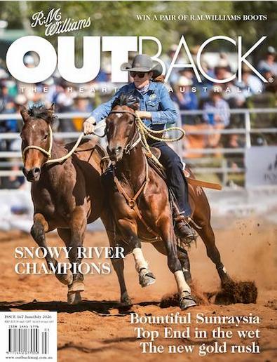 R.M.Williams OUTBACK Magazine cover