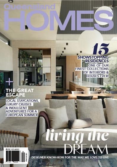 Queensland Homes magazine cover