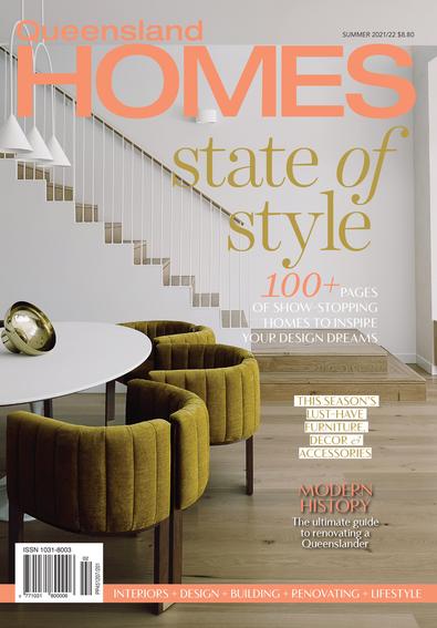Queensland Homes magazine cover