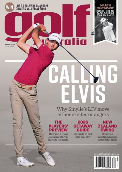 Golf Australia magazine cover