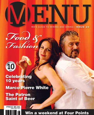 Menu Magazine 20 cover