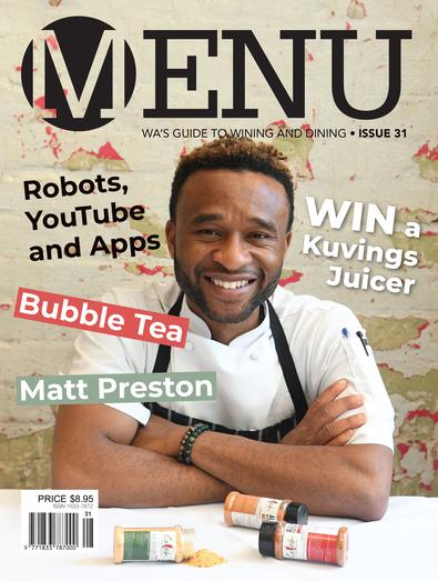 Menu Magazine cover