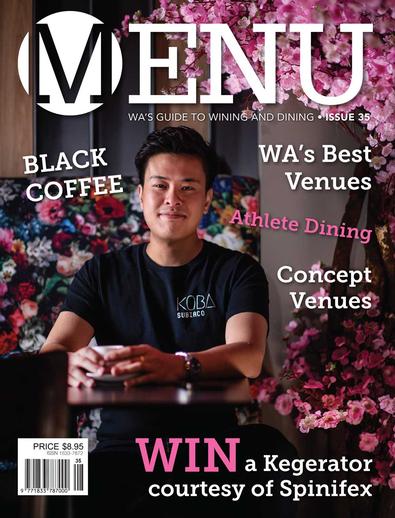 Menu Magazine cover