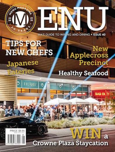 Menu Magazine cover