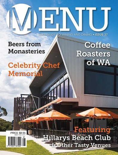 Menu Magazine issue 37 cover