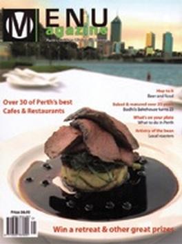 Menu Magazine 1 cover