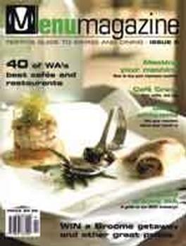 Menu Magazine 2 cover