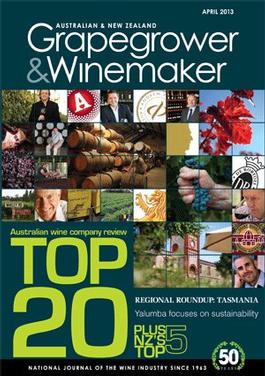 Australian & New Zealand Grapegrower & Winemaker magazine cover