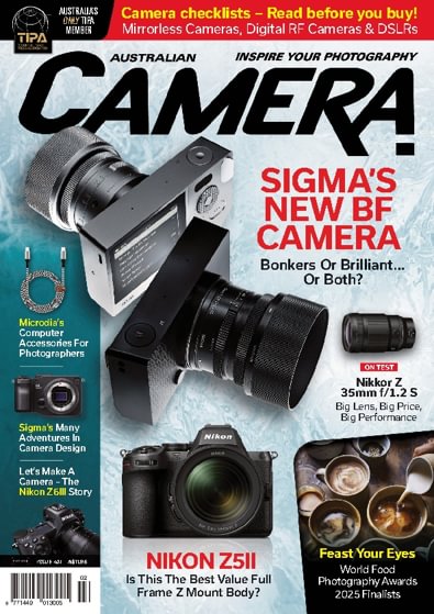 Australian Camera magazine cover