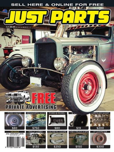 Just Parts magazine cover