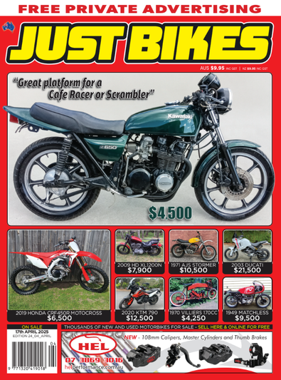Just Bikes magazine cover