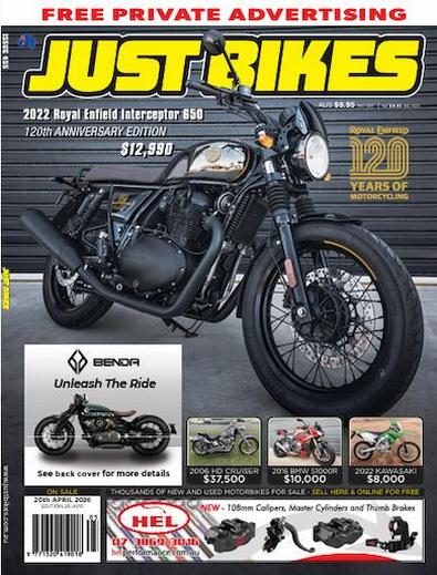 Just Bikes magazine cover