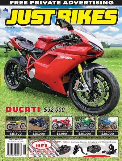 Just Bikes magazine cover