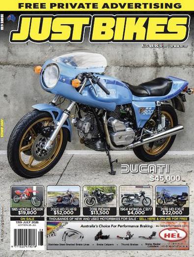 Just Bikes magazine cover