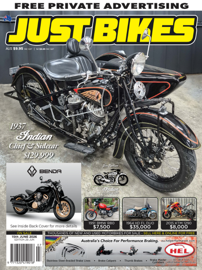 Just Bikes magazine cover