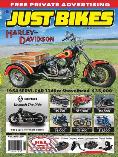 Just Bikes magazine cover