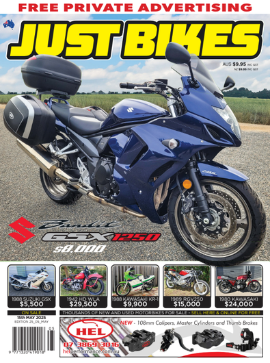 Just Bikes magazine cover