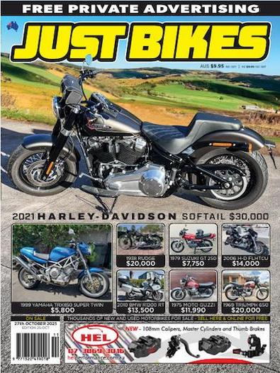 Just Bikes magazine cover