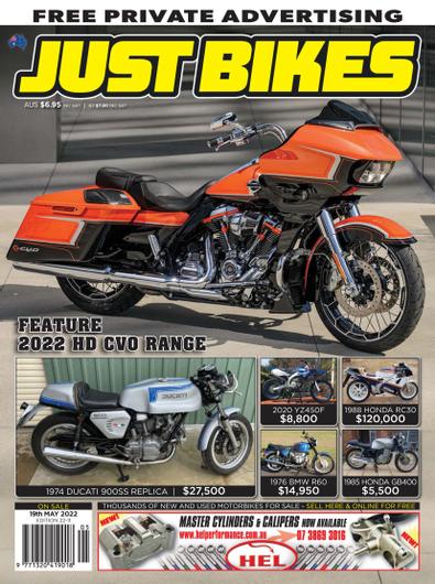Just Bikes magazine cover