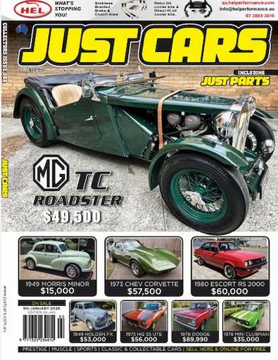 Just Cars magazine cover