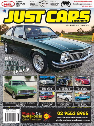 Just Cars magazine cover