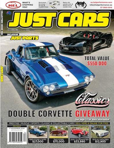 Just Cars magazine cover