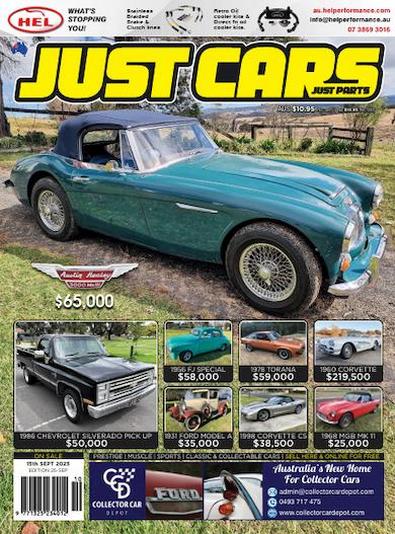 Just Cars magazine cover