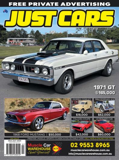 Just Cars magazine cover