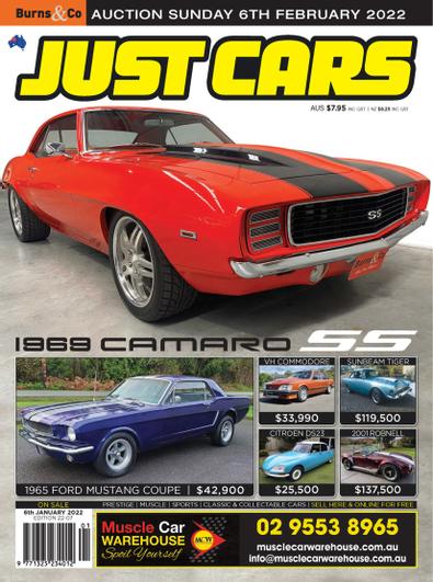 Just Cars magazine cover