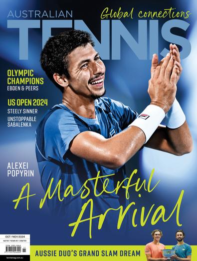 Australian Tennis Magazine cover