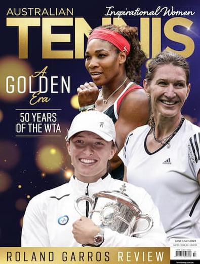 Australian Tennis Magazine cover