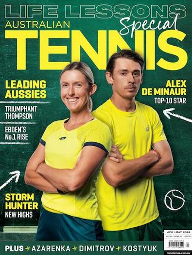 Australian Tennis Magazine cover