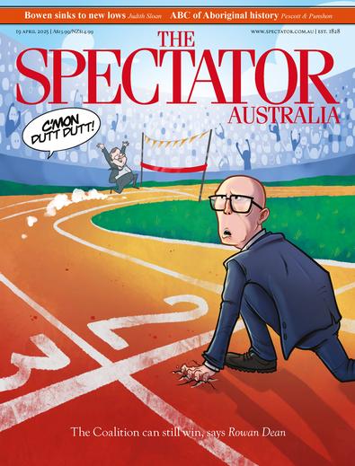 The Spectator Australia magazine cover