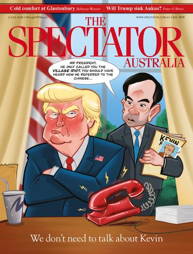 The Spectator Australia magazine cover
