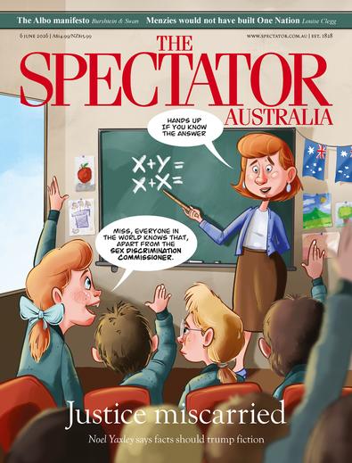 The Spectator Australia magazine cover