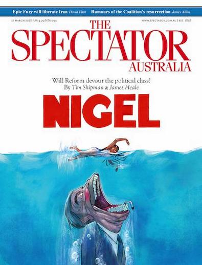 The Spectator Australia magazine cover