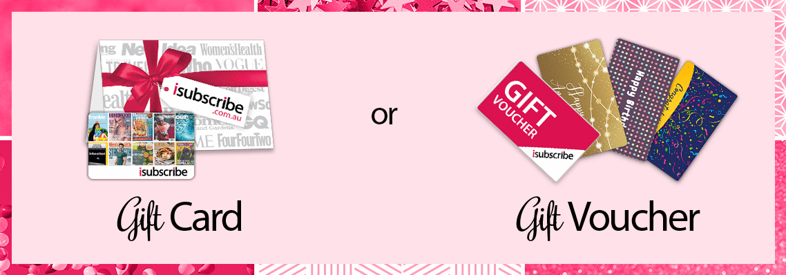 isubscribe Gift Vouchers available from $20