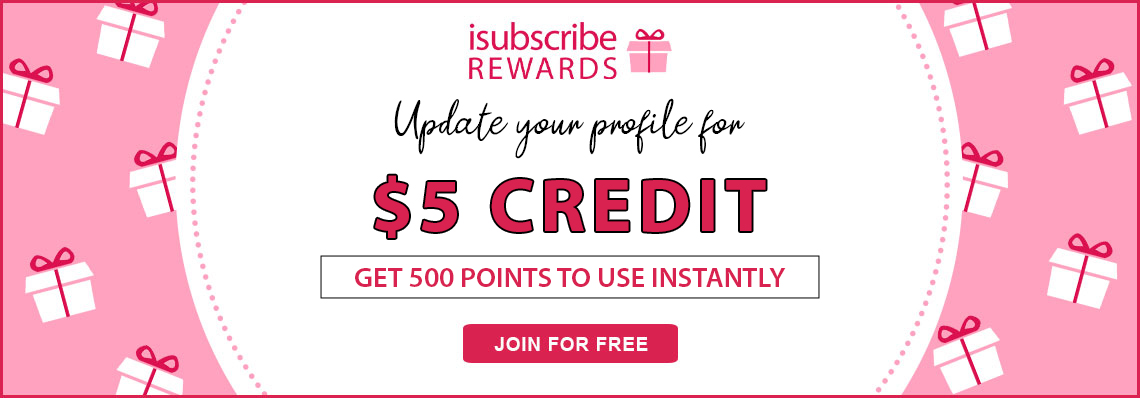 Update your profile for $5 credit