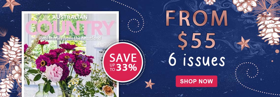 Save up to 33% with Australian Country