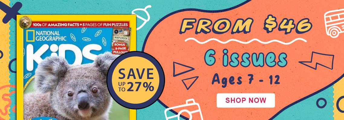 Save up to 27% with National Geographic Kids